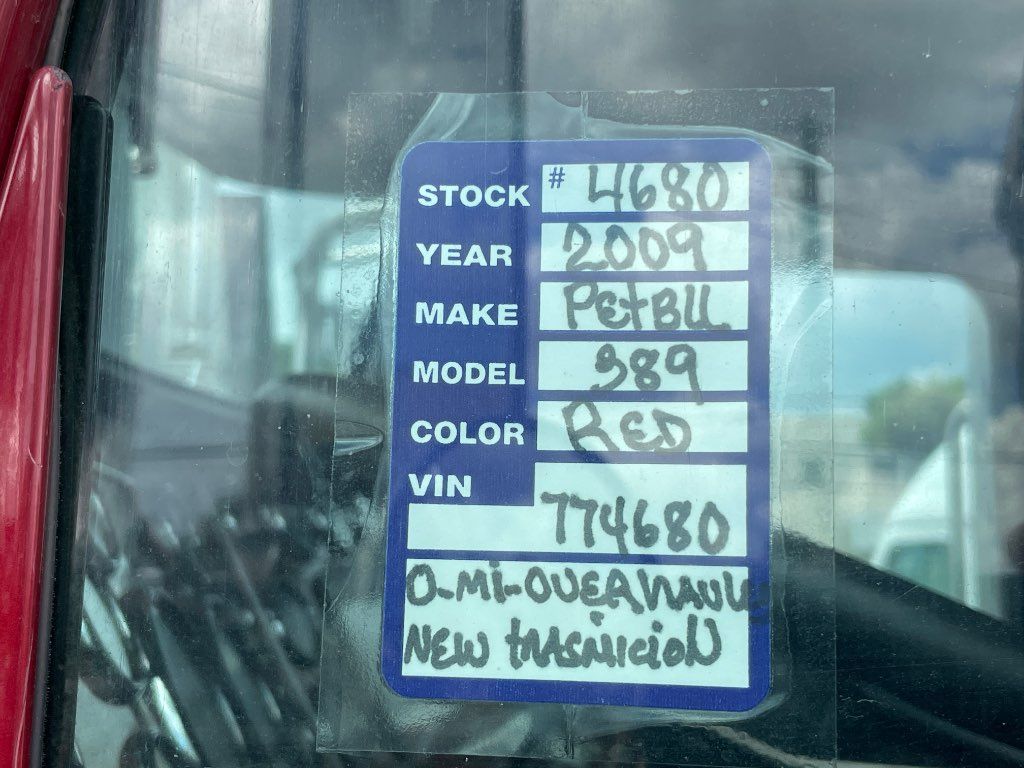 2009 PETERBILT SLEEPER TRUCK, EATON FULLER 10 SPEED (REBUILT ENGINE & TRANSMISSION) - STOCK: 74680 2009 PETERBILT SLEEPER TRUCK, EATON FULLER 10 SPEED (REBUILT ENGINE & TRANSMISSION) - STOCK: 74680
